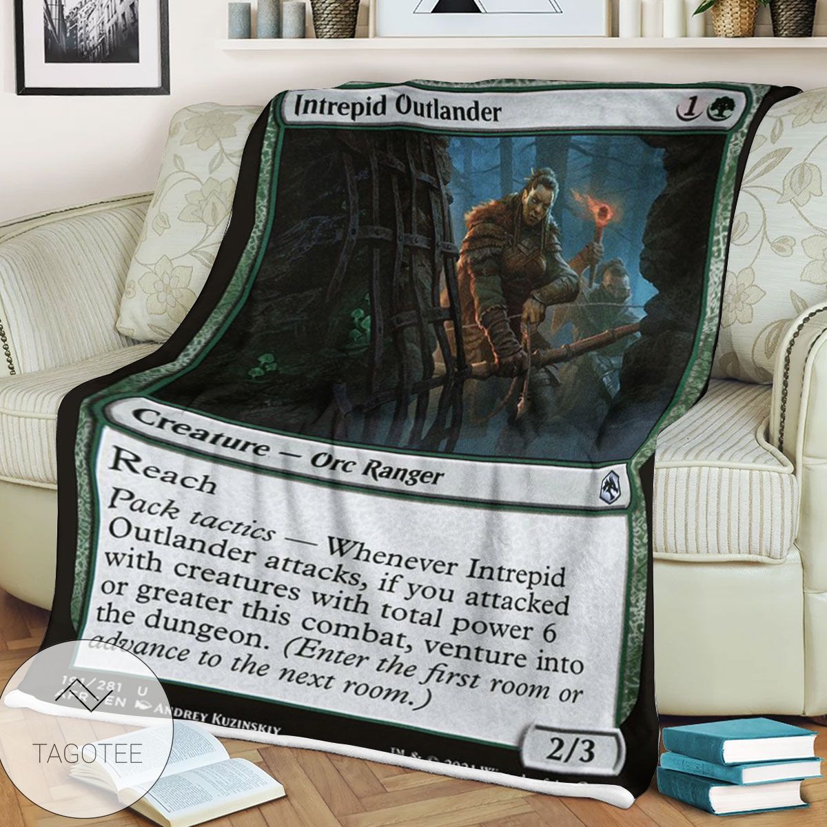 Afr 191 Intrepid Outlander Magic The Gathering Mtg Blanket Afr 191 Intrepid Outlander Magic The Gathering Mtg Blanket