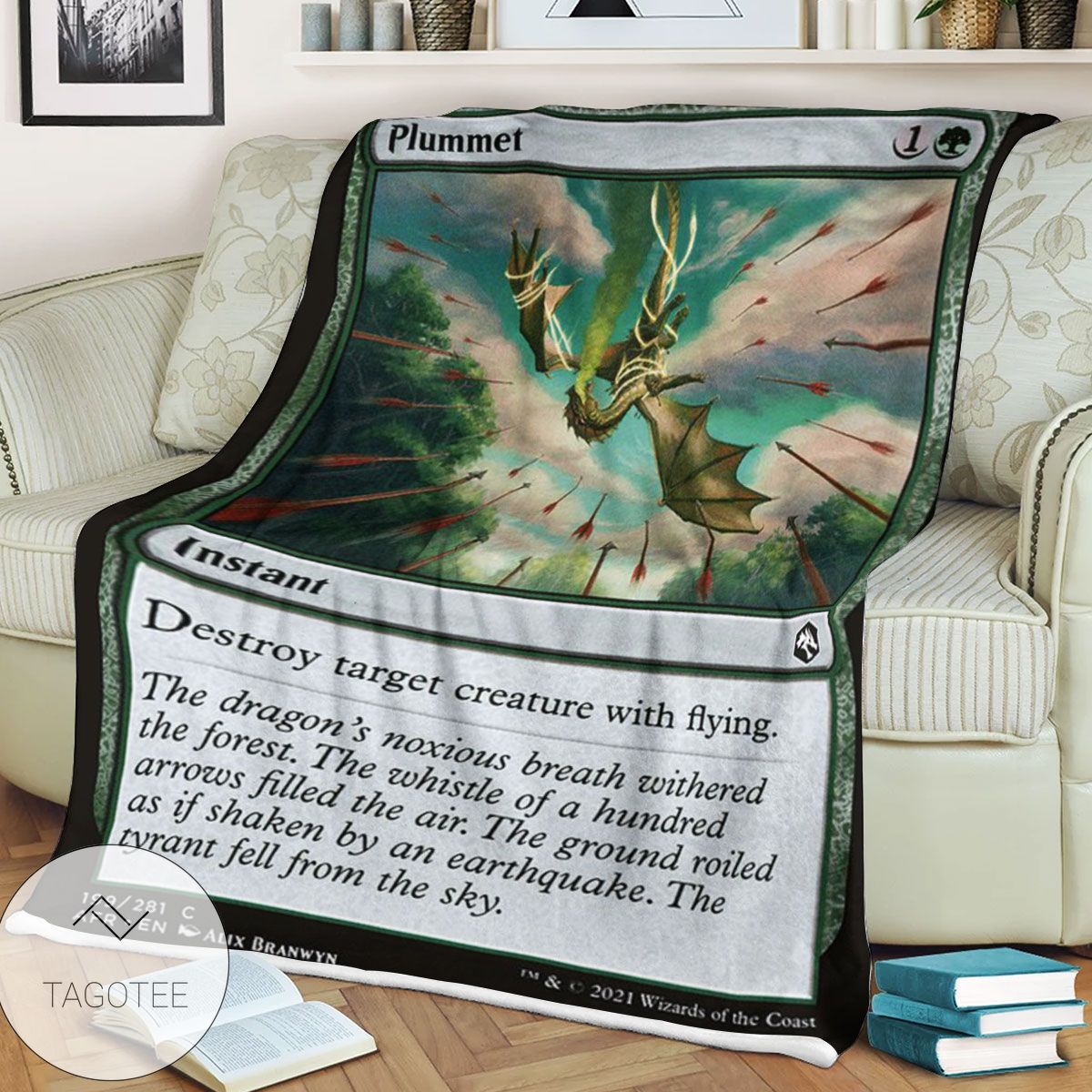 Afr 199 Plummet Magic The Gathering Mtg Blanket Afr 199 Plummet Magic The Gathering Mtg Blanket