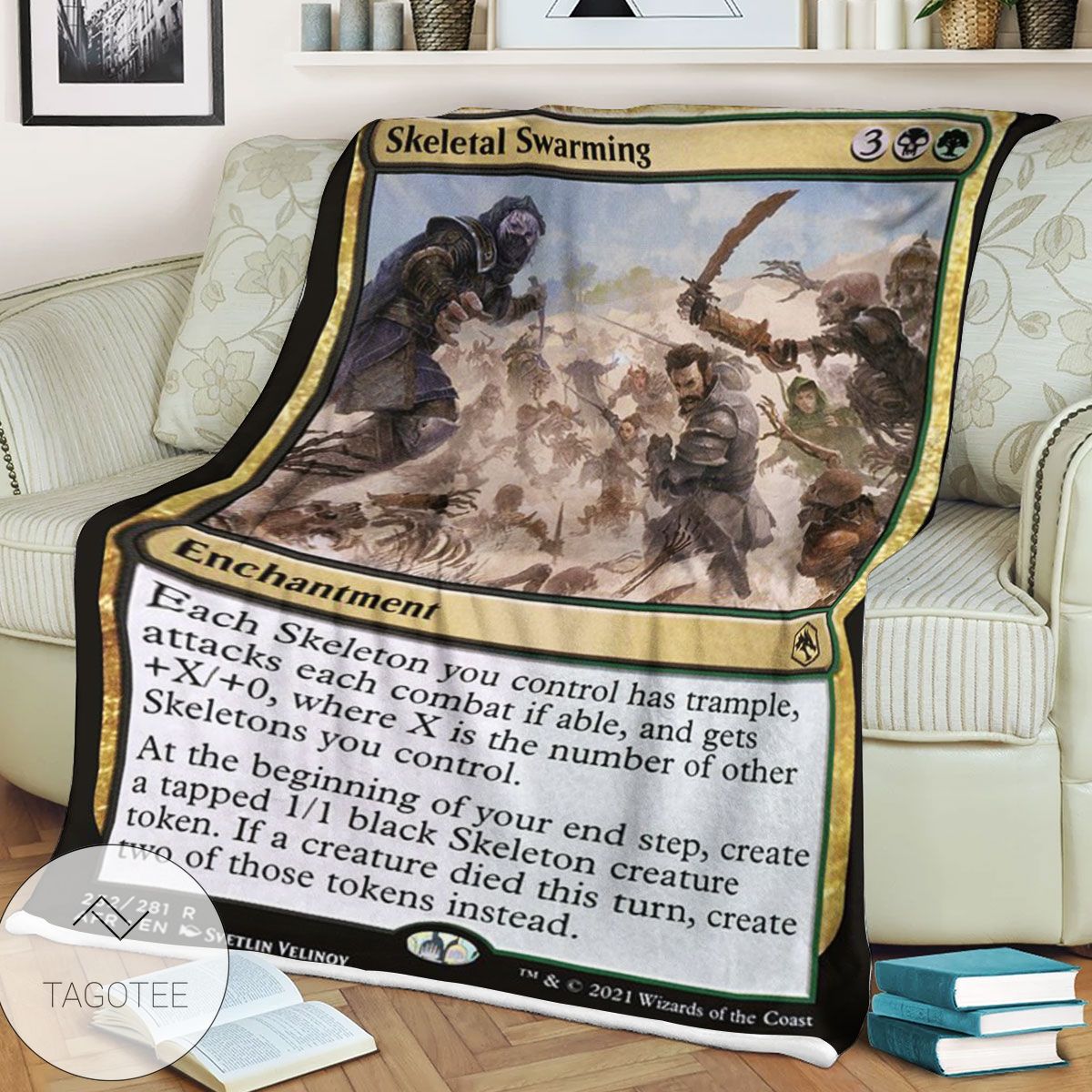Afr 232 Skeletal Swarming Magic The Gathering Mtg Blanket Afr 232 Skeletal Swarming Magic The Gathering Mtg Blanket