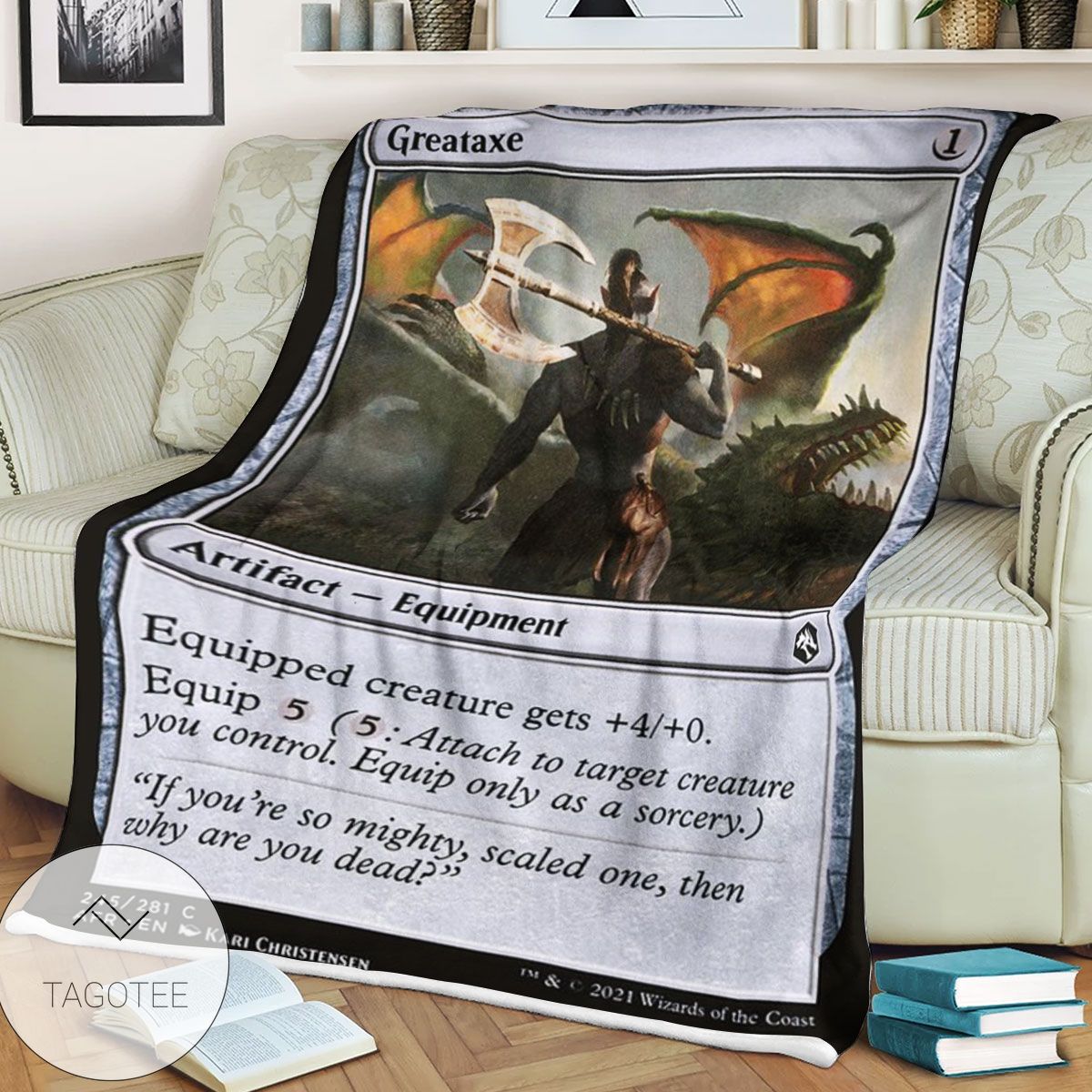 Afr 245 Greataxe Magic The Gathering Mtg Blanket Afr 245 Greataxe Magic The Gathering Mtg Blanket