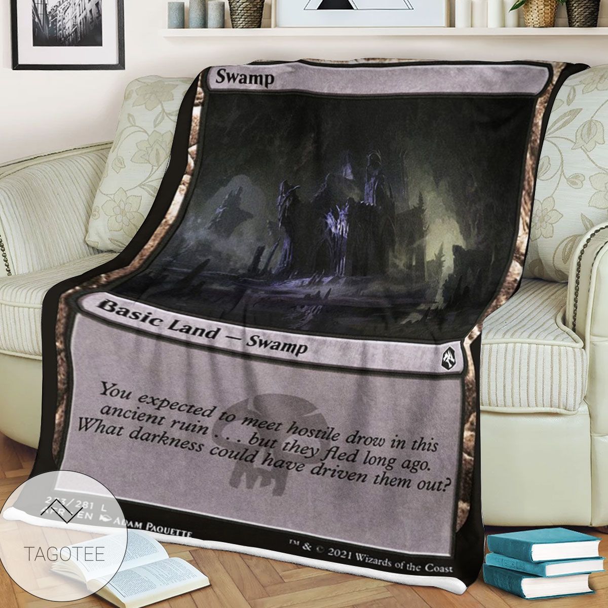 Afr 273 Swamp Magic The Gathering Mtg Blanket Afr 273 Swamp Magic The Gathering Mtg Blanket