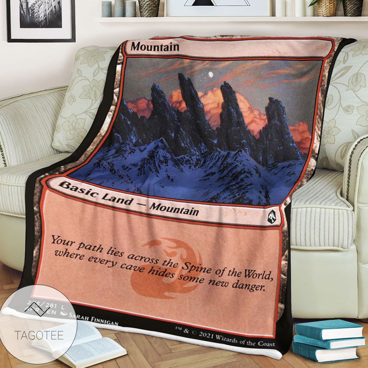 Afr 275 Mountain Magic The Gathering Mtg Blanket Afr 275 Mountain Magic The Gathering Mtg Blanket
