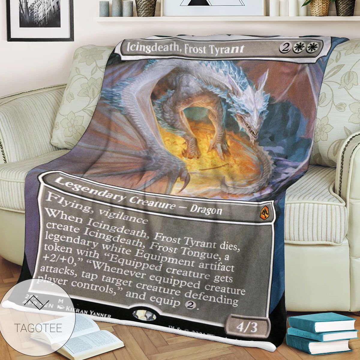 Afr 287 Icingdeath Frost Tyrant Magic The Gathering Mtg Blanket Afr 287 Icingdeath Frost Tyrant Magic The Gathering Mtg Blanket