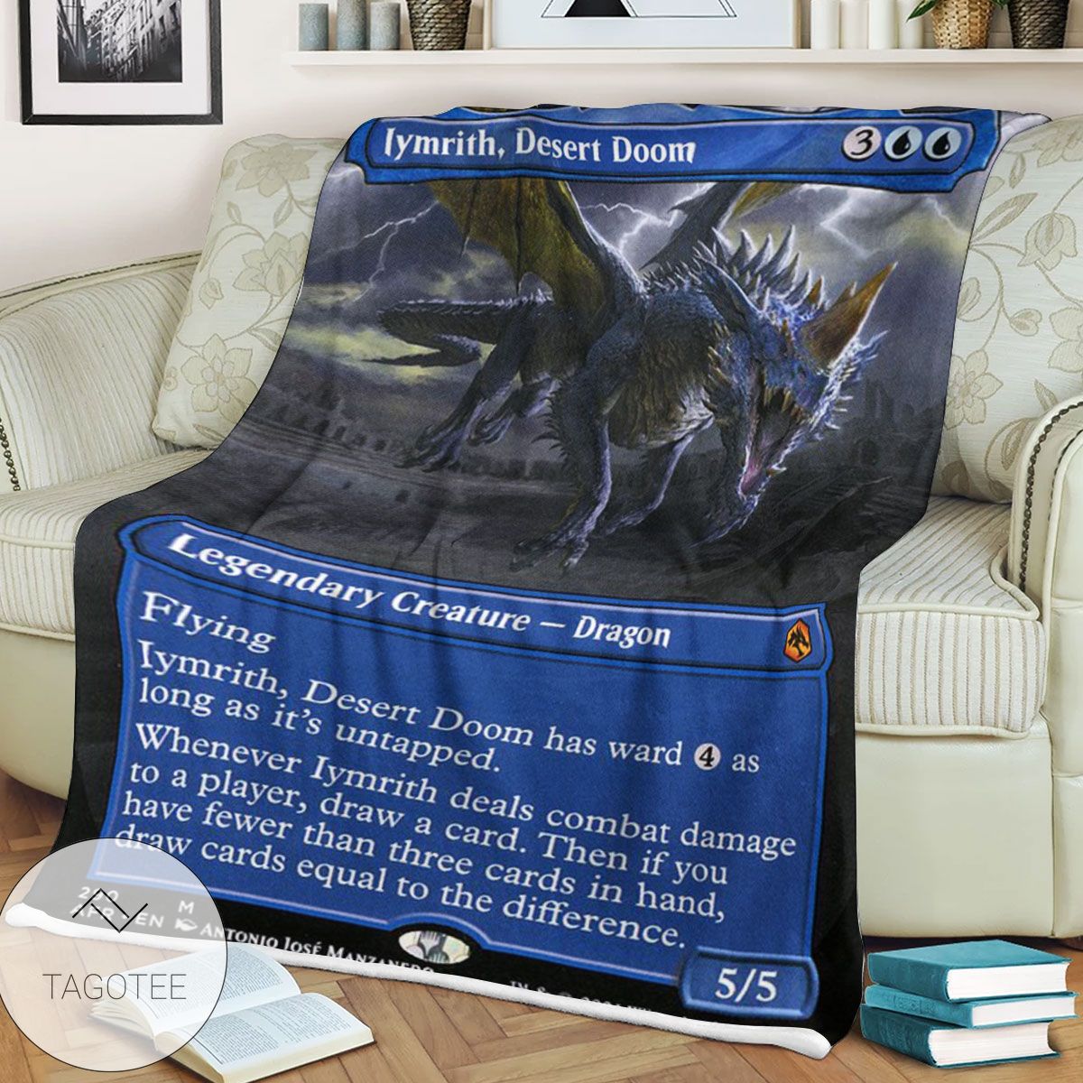 Afr 290 Iymrith Desert Doom Magic The Gathering Mtg Blanket Afr 290 Iymrith Desert Doom Magic The Gathering Mtg Blanket