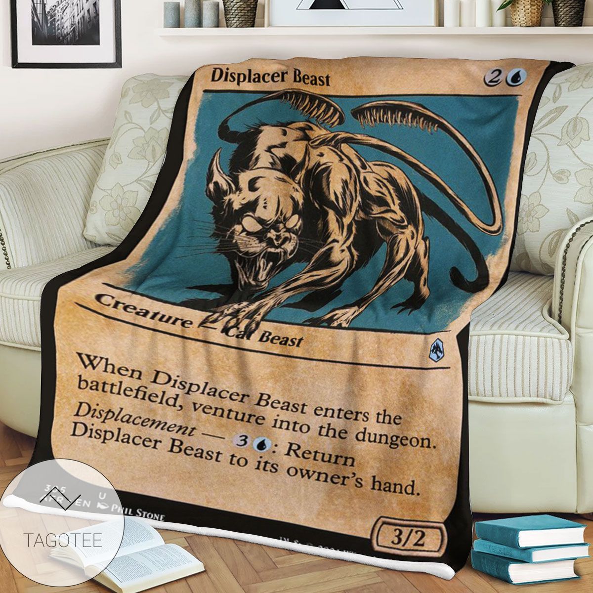 Afr 305 Displacer Beast Magic The Gathering Mtg Blanket Afr 305 Displacer Beast Magic The Gathering Mtg Blanket
