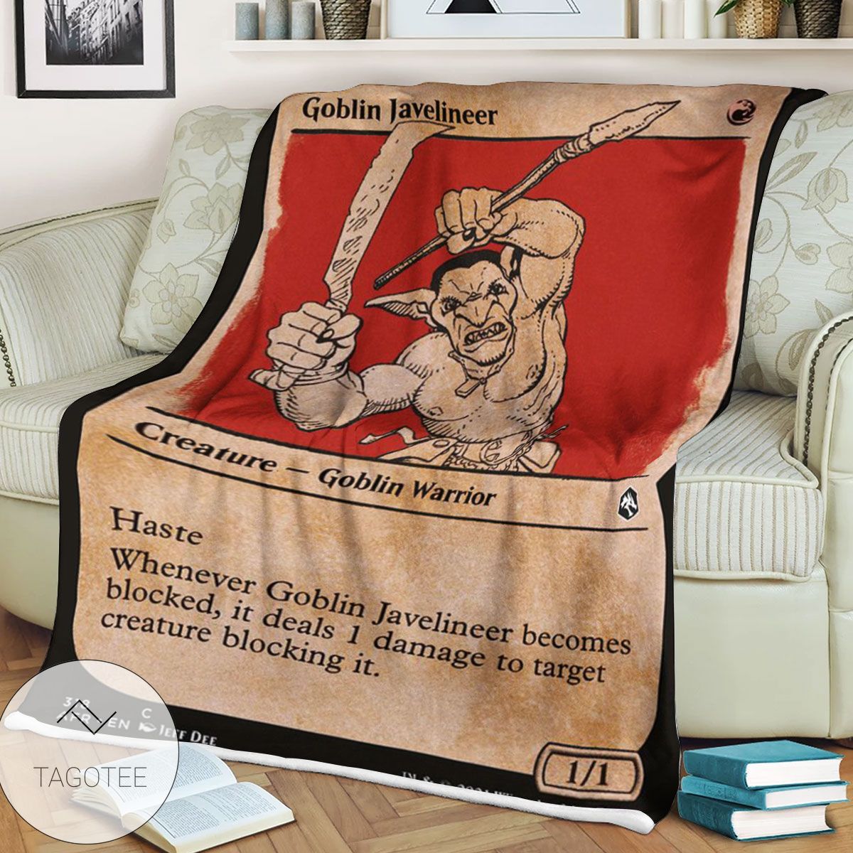 Afr 318 Goblin Javelineer Magic The Gathering Mtg Blanket Afr 318 Goblin Javelineer Magic The Gathering Mtg Blanket