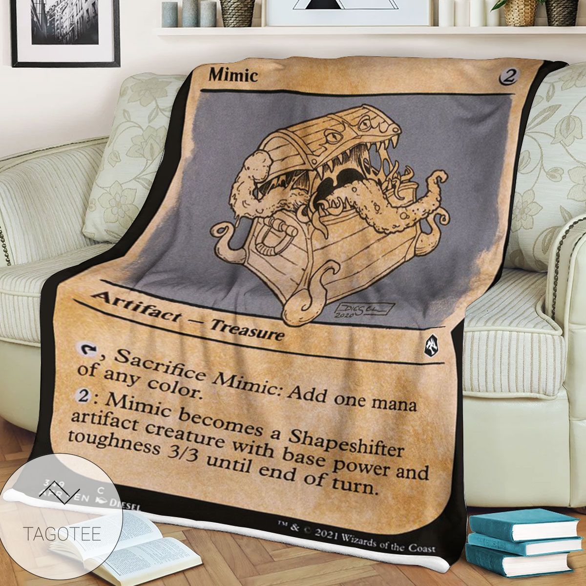 Afr 349 Mimic Magic The Gathering Mtg Blanket Afr 349 Mimic Magic The Gathering Mtg Blanket