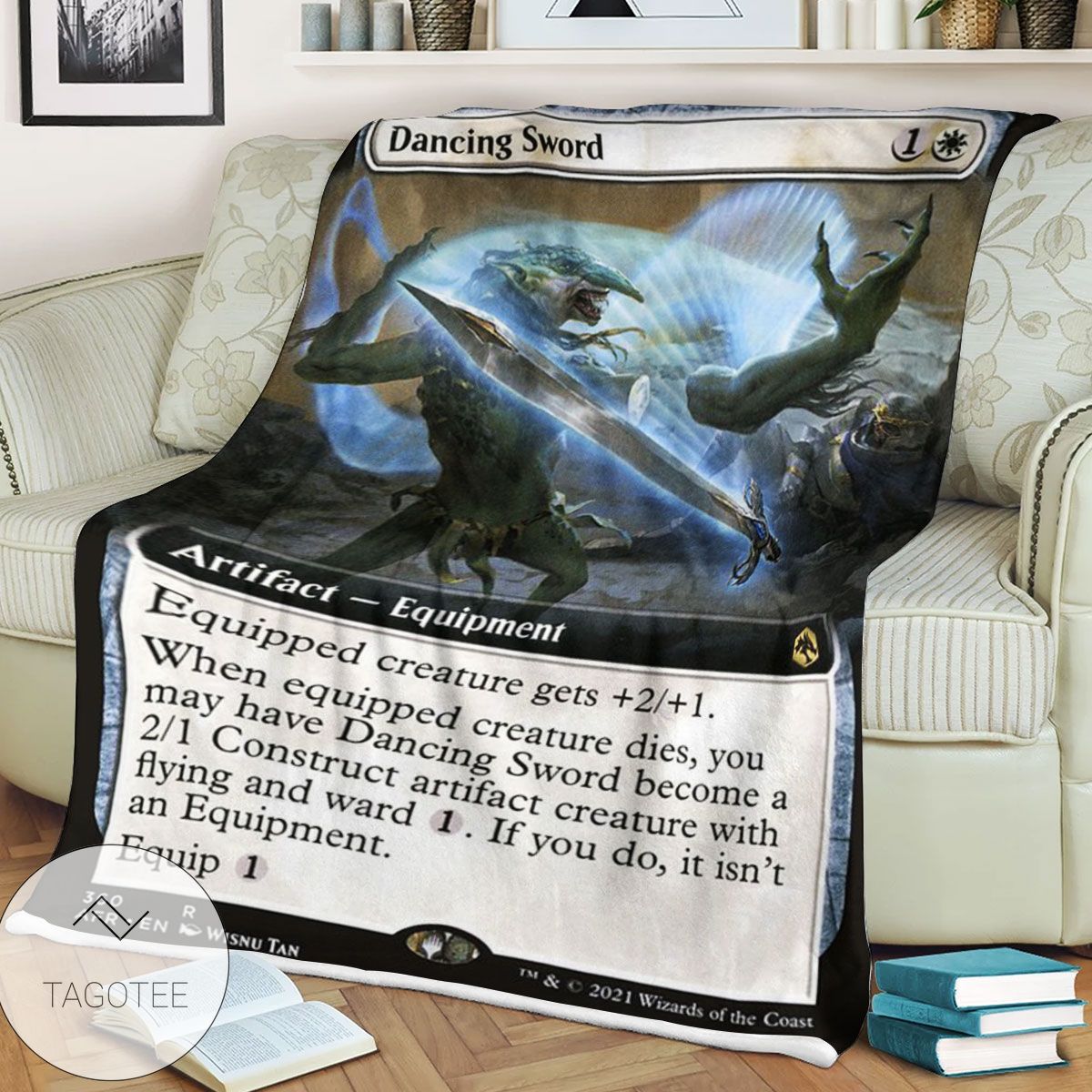 Afr 360 Dancing Sword Magic The Gathering Mtg Blanket Afr 360 Dancing Sword Magic The Gathering Mtg Blanket