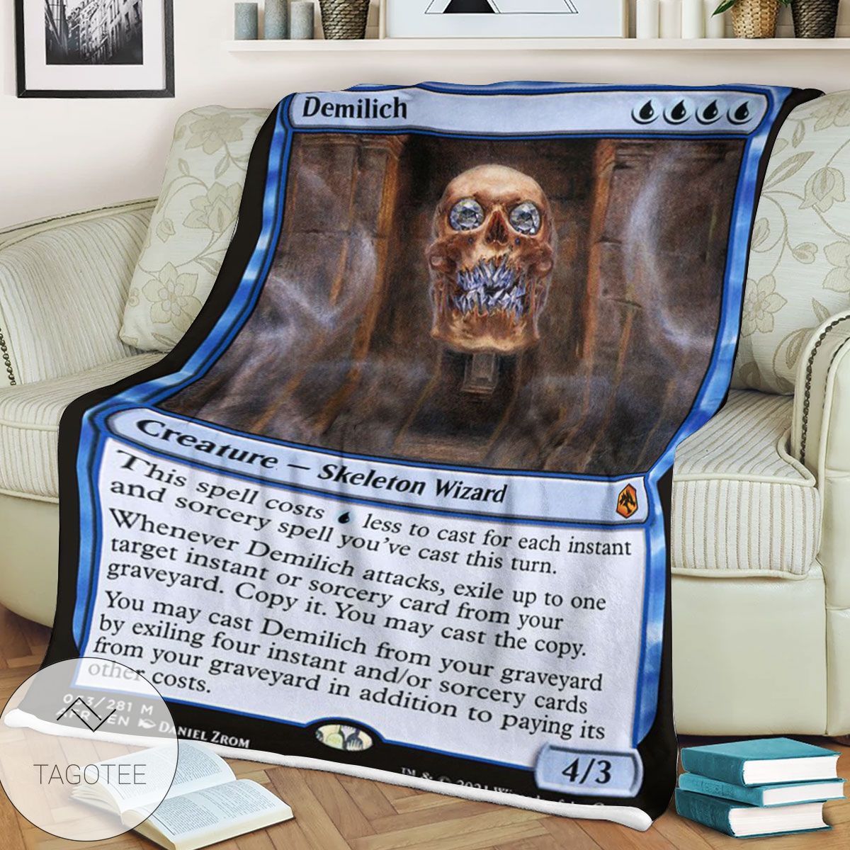 Afr 53 Demilich Magic The Gathering Mtg Blanket Afr 53 Demilich Magic The Gathering Mtg Blanket