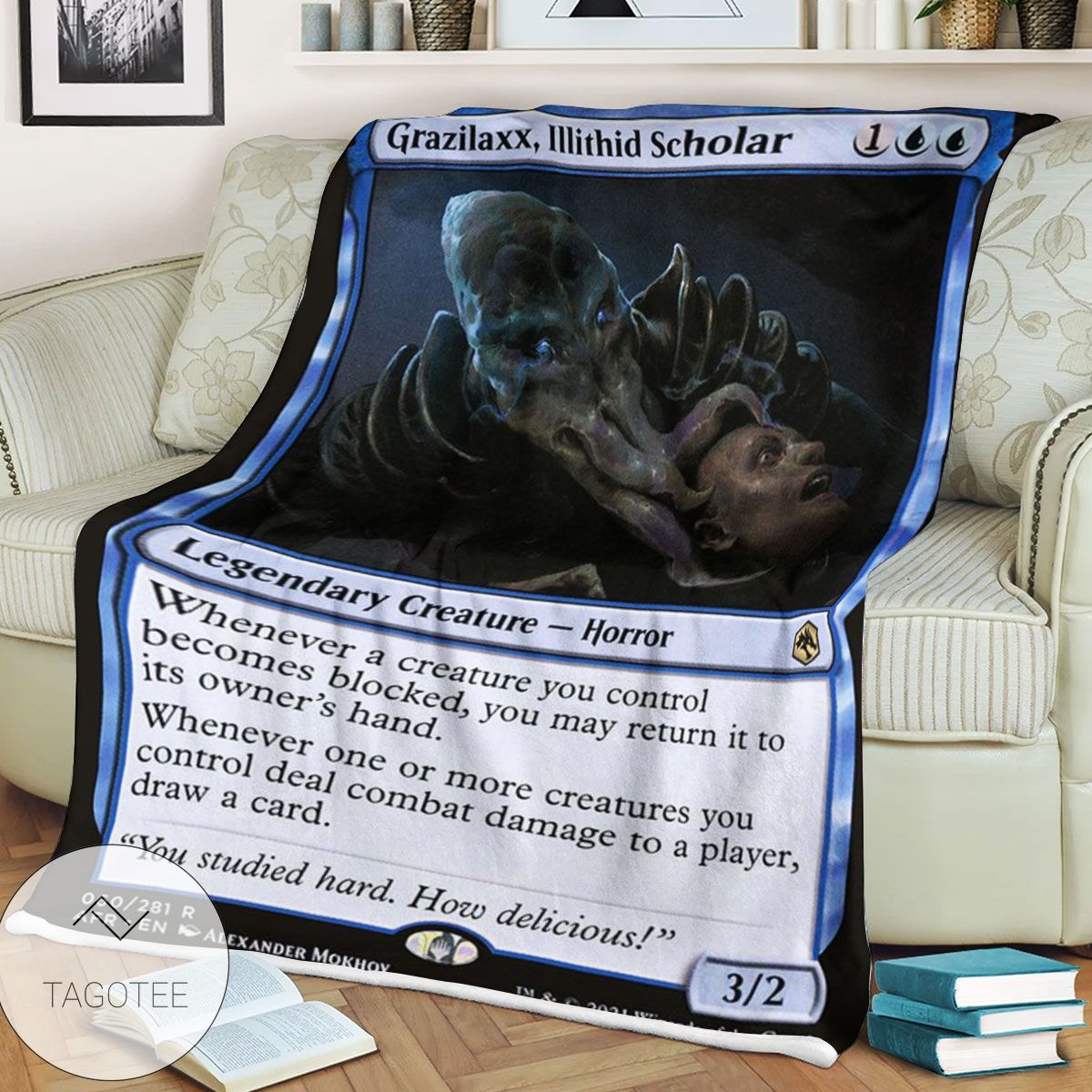 Afr 60 Grazilaxx Illithid Scholar Magic The Gathering Mtg Blanket Afr 60 Grazilaxx Illithid Scholar Magic The Gathering Mtg Blanket