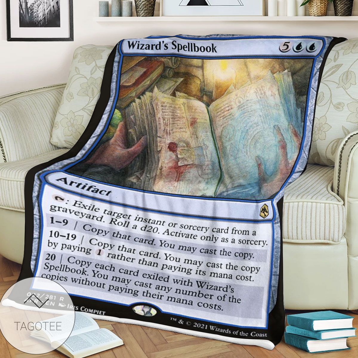 Afr 82 Wizard S Spellbook Magic The Gathering Mtg Blanket Afr 82 Wizard S Spellbook Magic The Gathering Mtg Blanket