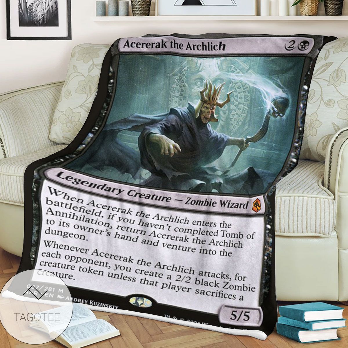 Afr 87 Acererak The Archlich Magic The Gathering Mtg Blanket Afr 87 Acererak The Archlich Magic The Gathering Mtg Blanket