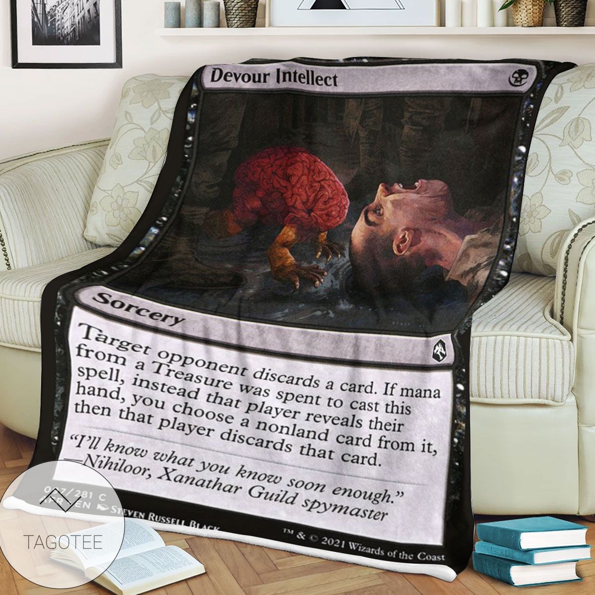 Afr 97 Devour Intellect Magic The Gathering Mtg Blanket Afr 97 Devour Intellect Magic The Gathering Mtg Blanket