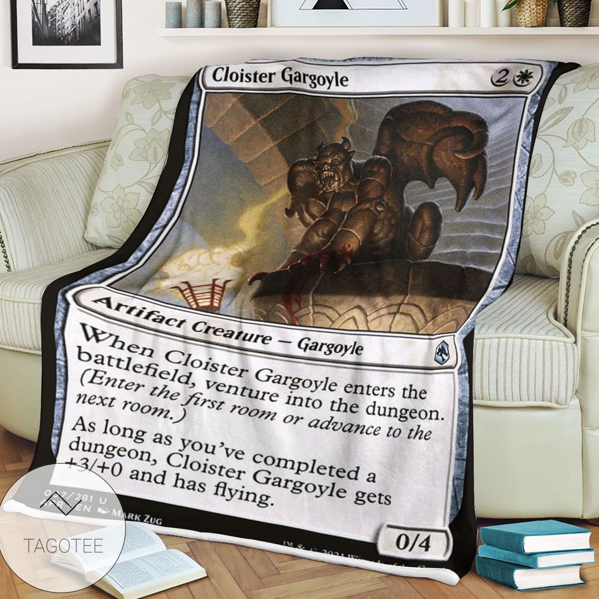 Afr Cloister Gargoyle Magic The Gathering Mtg Blanket Afr Cloister Gargoyle Magic The Gathering Mtg Blanket