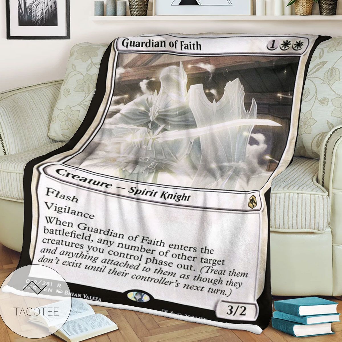 Afr Guardian Of Faith Magic The Gathering Mtg Blanket Afr Guardian Of Faith Magic The Gathering Mtg Blanket