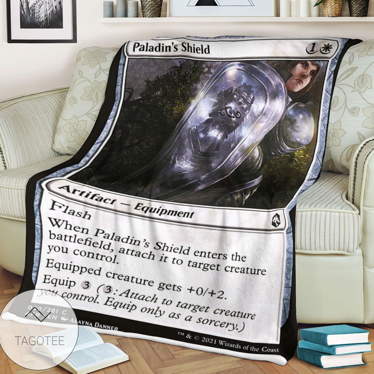 Afr Paladins Shield Magic The Gathering Mtg Blanket Afr Paladins Shield Magic The Gathering Mtg Blanket