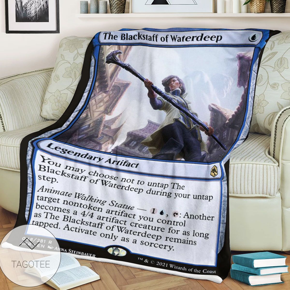 Afr The Blackstaff Of Waterdeep Magic The Gathering Mtg Blanket Afr The Blackstaff Of Waterdeep Magic The Gathering Mtg Blanket