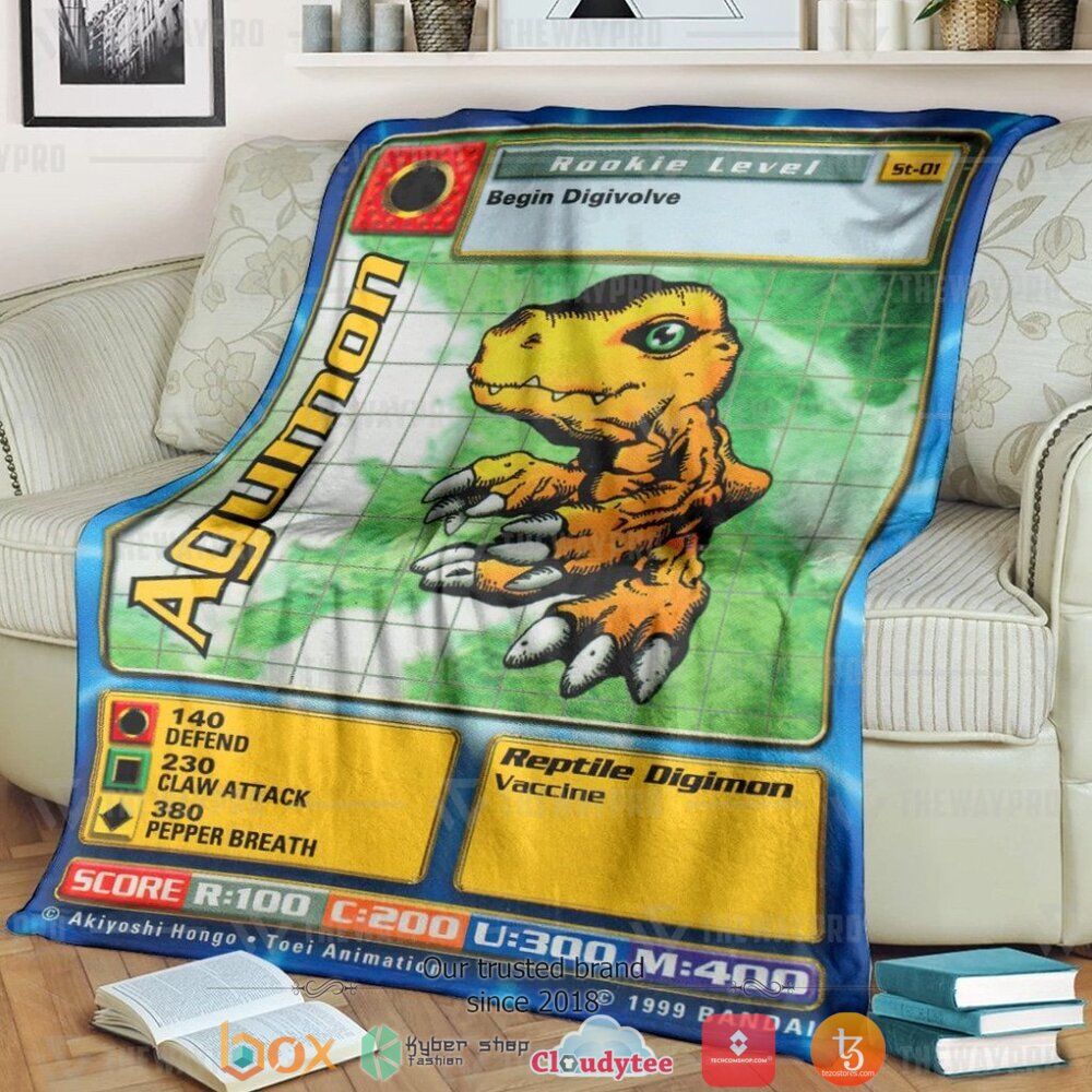 Agumon Soft Blanket Agumon Soft Blanket