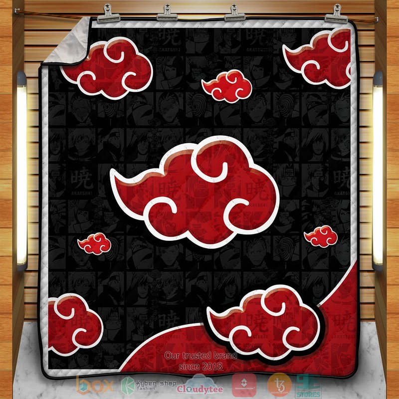 Akatsuki Gang Naruto Quilt Blanket Akatsuki Gang Naruto Quilt Blanket