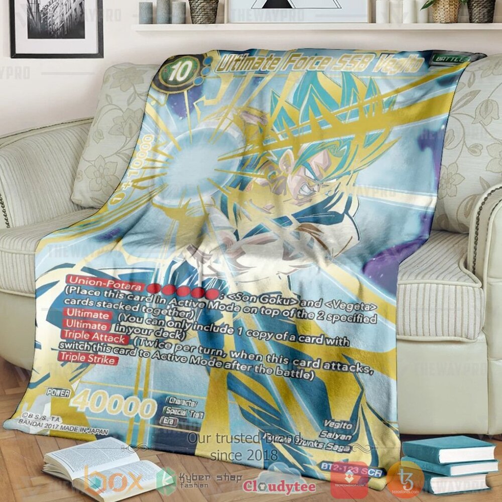 Anime Dragon Ball Ultimate Force Ssb Vegito Custom Soft Blanket 3 Anime Dragon Ball Ultimate Force Ssb Vegito Custom Soft Blanket 3