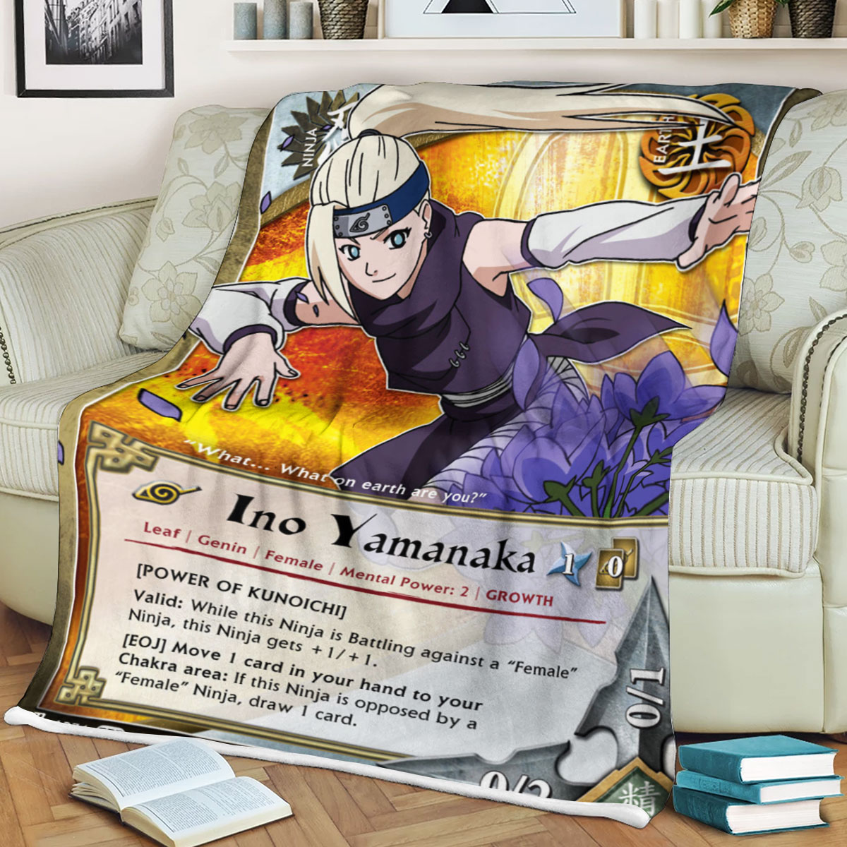 Anime Naruto Ino Blanket Anime Naruto Ino Blanket
