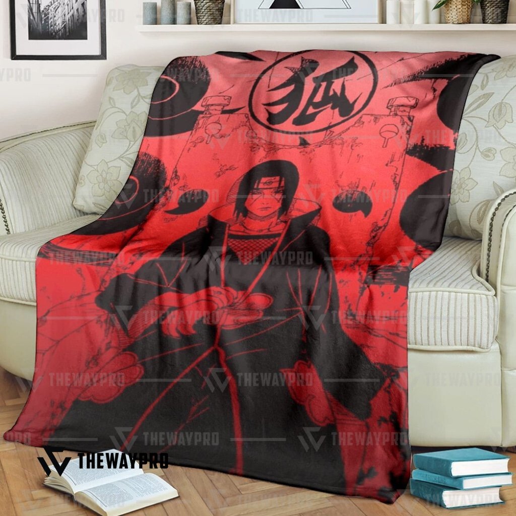 Anime Naruto Shippuden Itachi Uchiha Blanket Anime Naruto Shippuden Itachi Uchiha Blanket