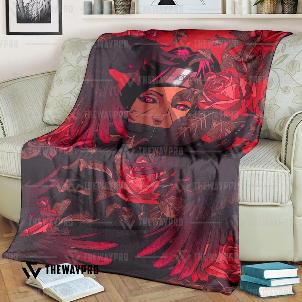 Anime Naruto Shippuden Itachi Uchiha Seamless Blanket Anime Naruto Shippuden Itachi Uchiha Seamless Blanket