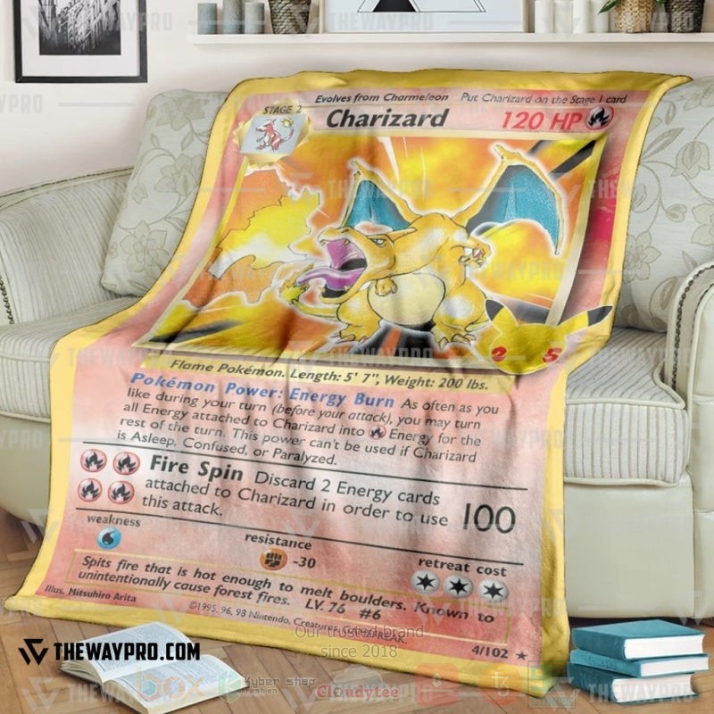 Anime Pokemon Anime Pokemon Charizard Celebrations Blanket Anime Pokemon Anime Pokemon Charizard Celebrations Blanket