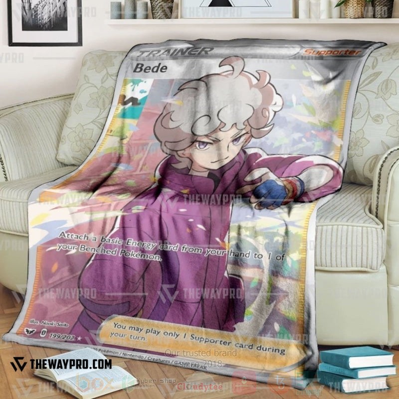 Anime Pokemon Bede Sword And Shield Blanket Anime Pokemon Bede Sword And Shield Blanket