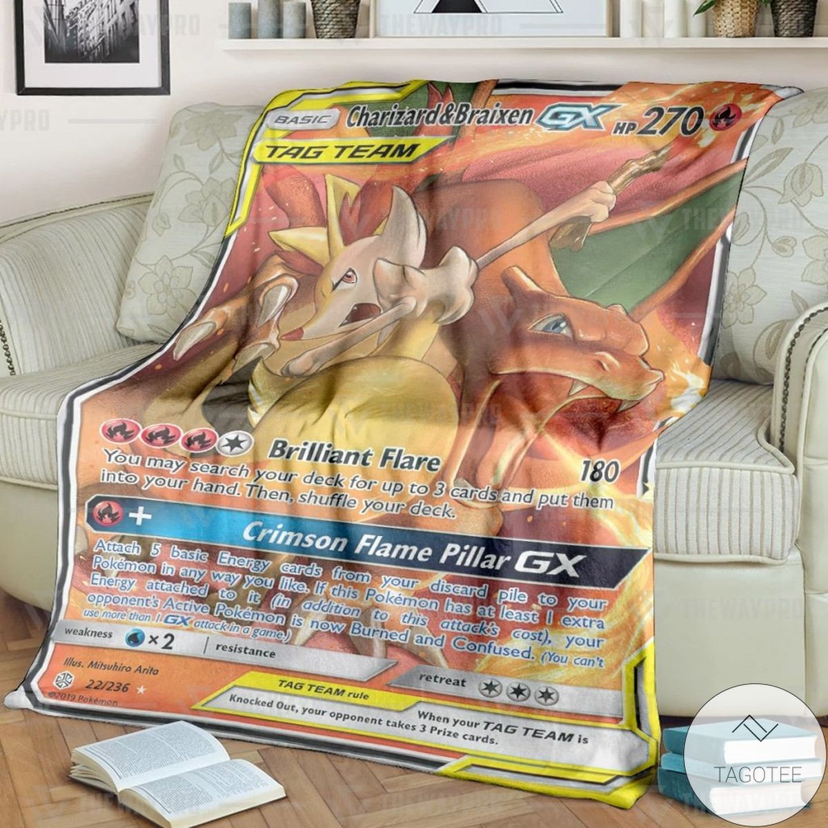 Anime Pokemon Charizard Braixen Gx Cosmic Eclipse Custom Blanket Anime Pokemon Charizard Braixen Gx Cosmic Eclipse Custom Blanket