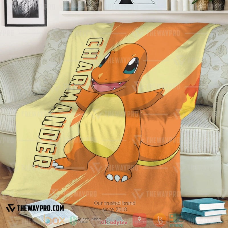 Anime Pokemon Charmander Soft Blanket 2 Anime Pokemon Charmander Soft Blanket 2