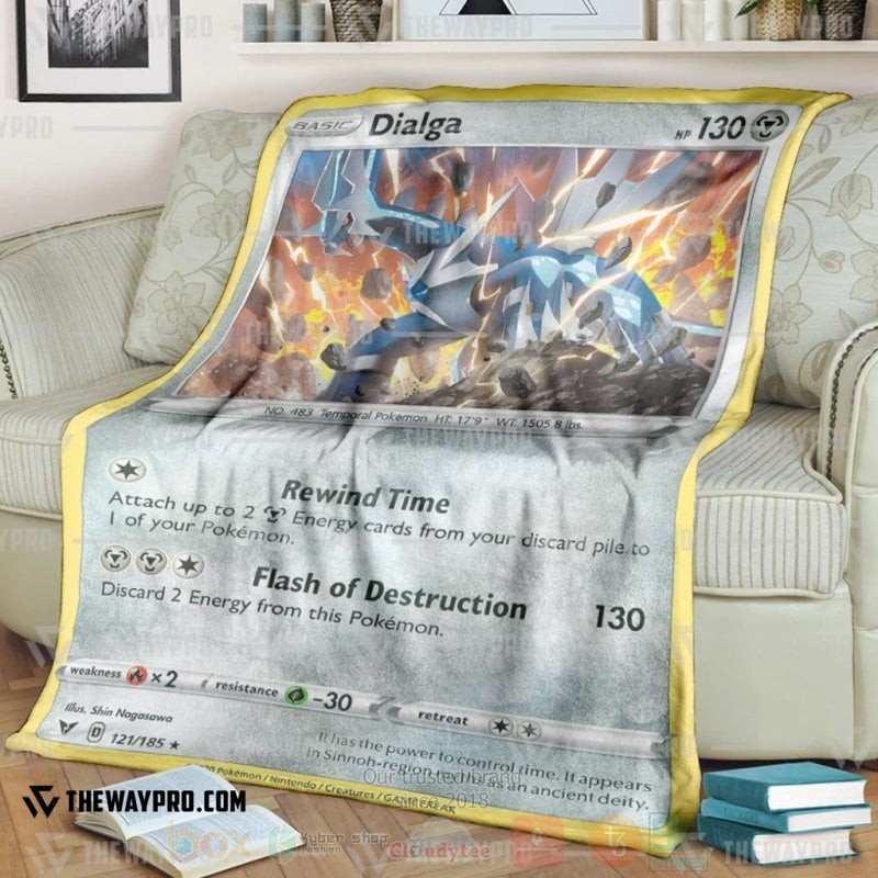 Anime Pokemon Dialga Vivid Voltage Blanket 2 Anime Pokemon Dialga Vivid Voltage Blanket 2