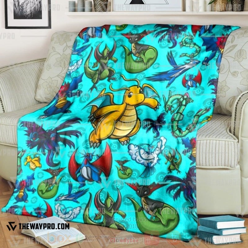 Anime Pokemon Dragon Blanket 2 Anime Pokemon Dragon Blanket 2