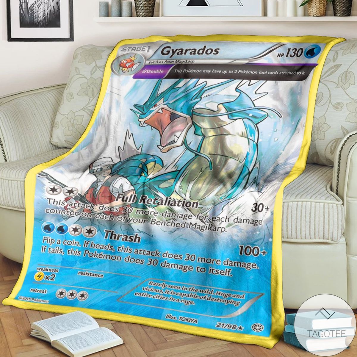 Anime Pokemon Gyarados Ancient Origins Custom Blanket Anime Pokemon Gyarados Ancient Origins Custom Blanket