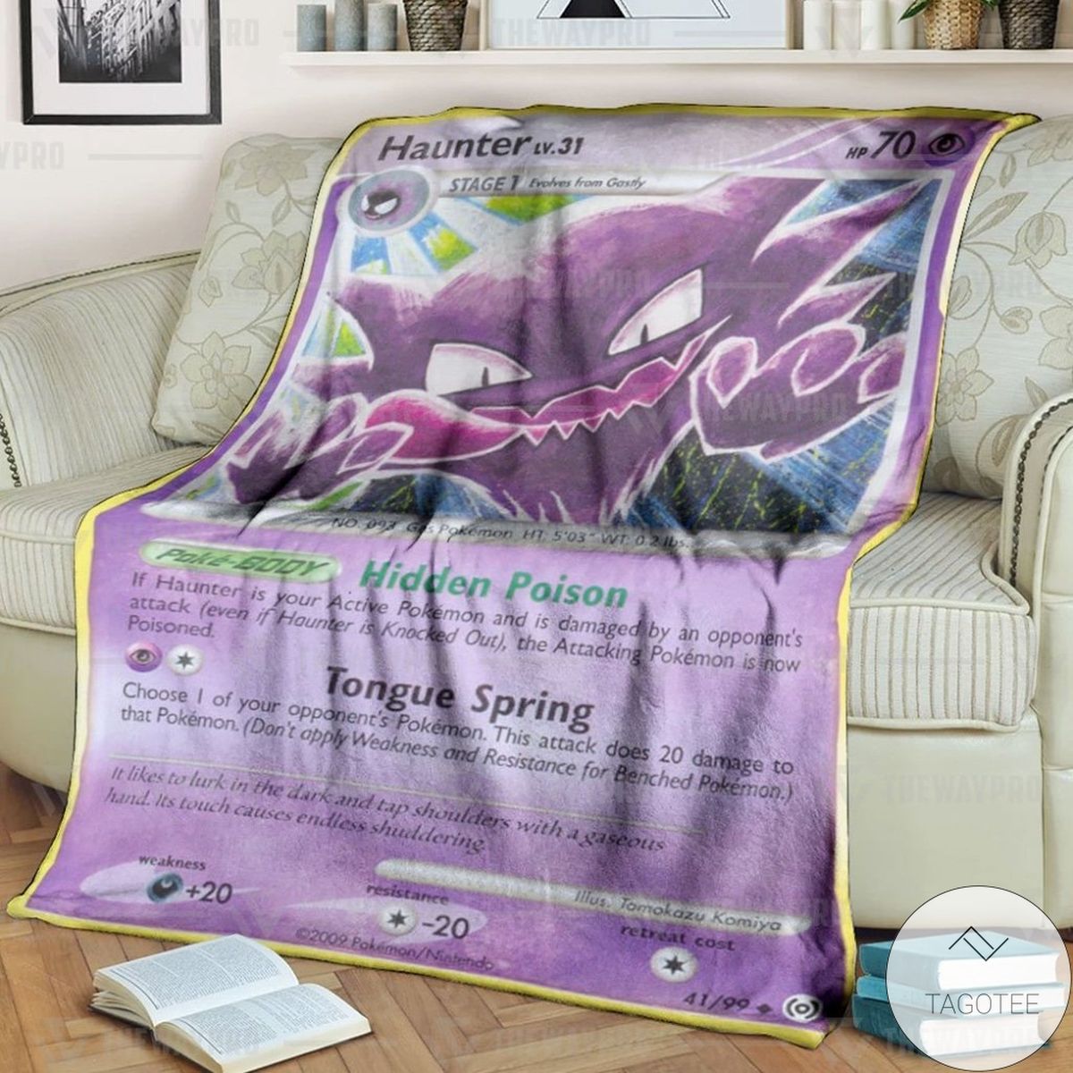 Anime Pokemon Haunter Custom Blanket Anime Pokemon Haunter Custom Blanket