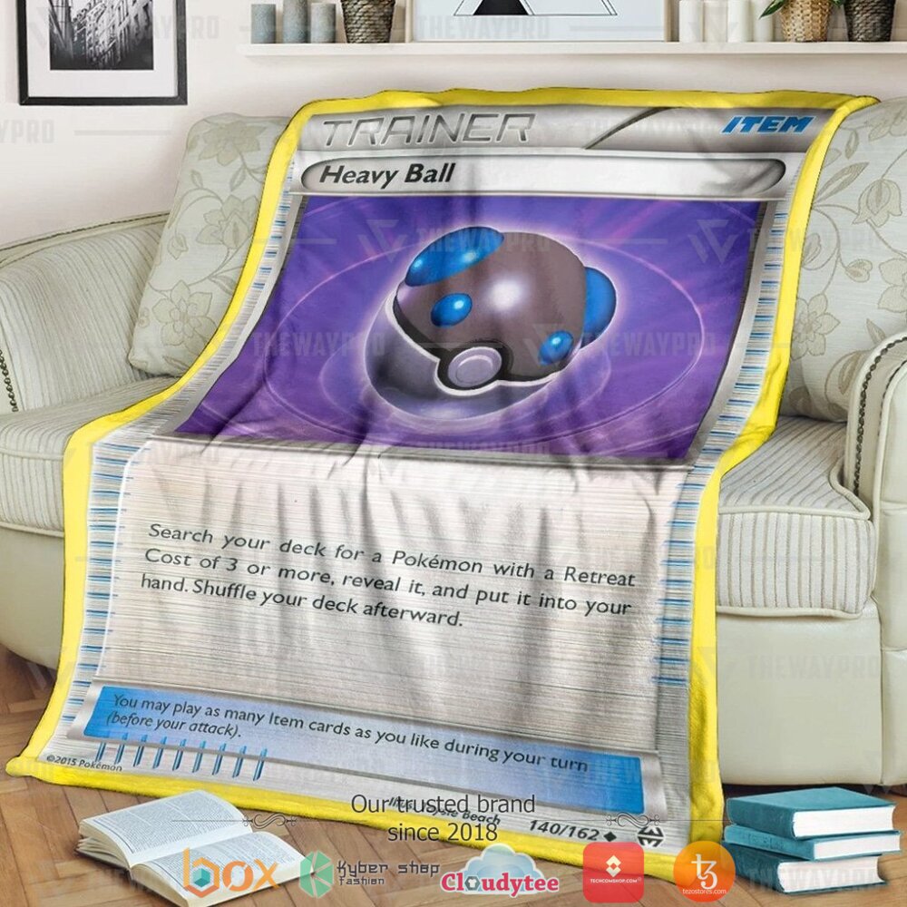 Anime Pokemon Heavy Ball Trainer Soft Blanket Anime Pokemon Heavy Ball Trainer Soft Blanket