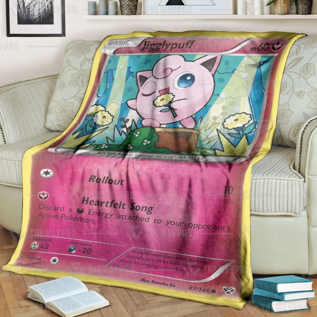 Anime Pokemon Jigglypuff Xy Custom Blanket And Quilt Anime Pokemon Jigglypuff Xy Custom Blanket And Quilt