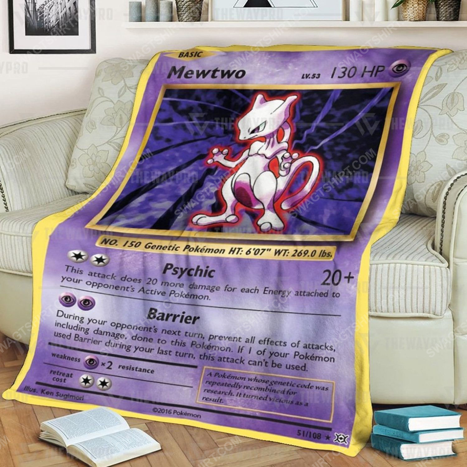 Anime Pokemon Mewtwo Evolutions Full Print Soft Blanket Anime Pokemon Mewtwo Evolutions Full Print Soft Blanket