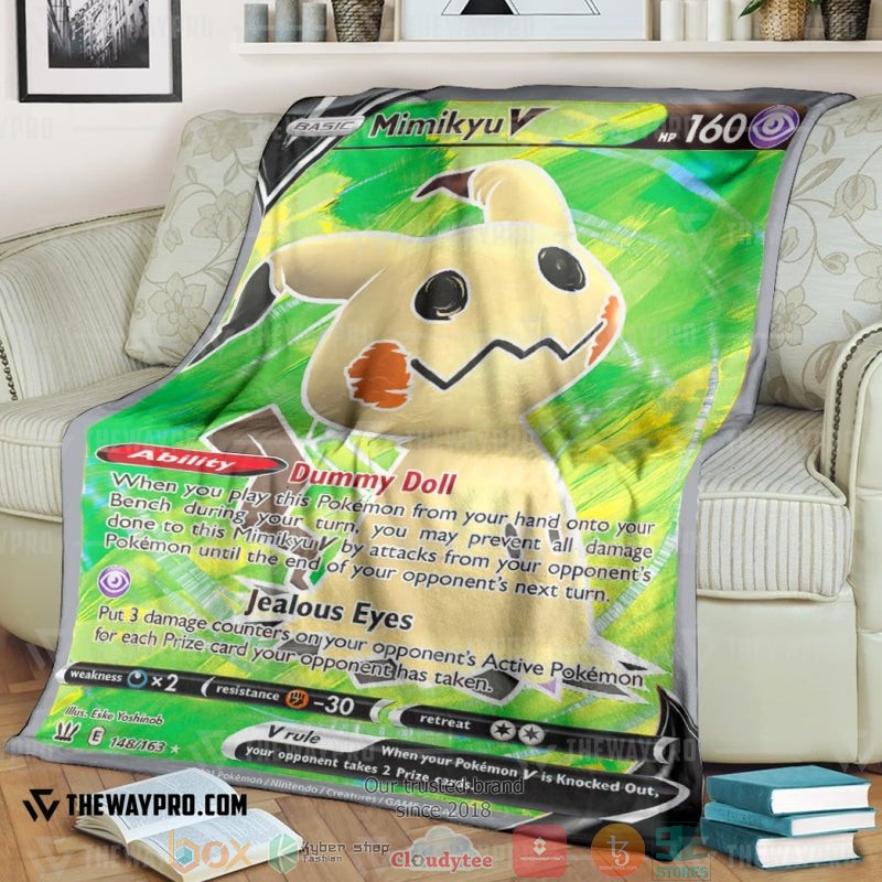 Anime Pokemon Mimikyu Soft Blanket 2 Anime Pokemon Mimikyu Soft Blanket 2