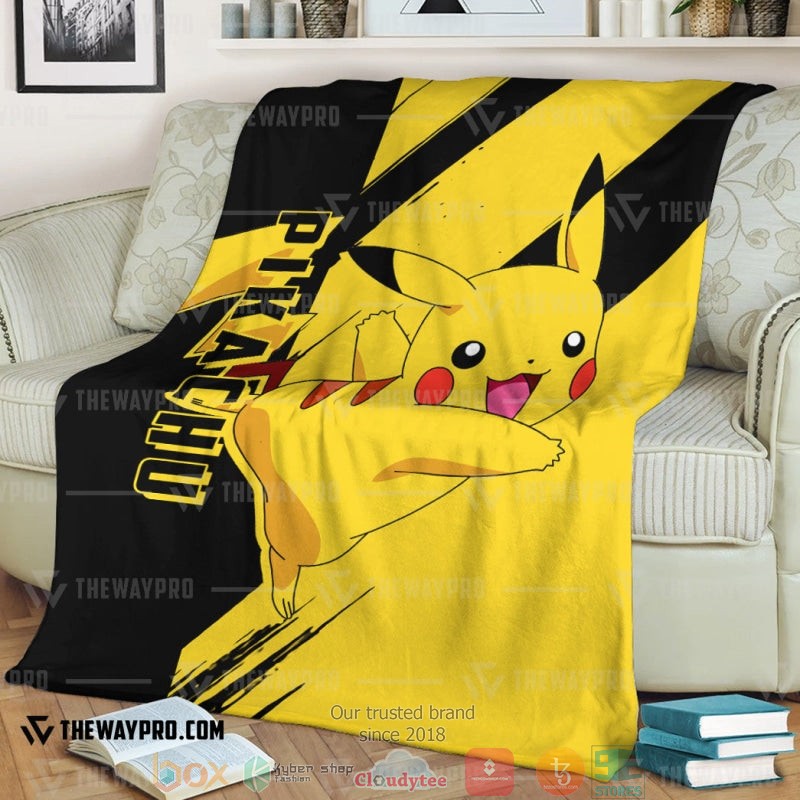 Anime Pokemon Pikachu Soft Blanket 2 Anime Pokemon Pikachu Soft Blanket 2