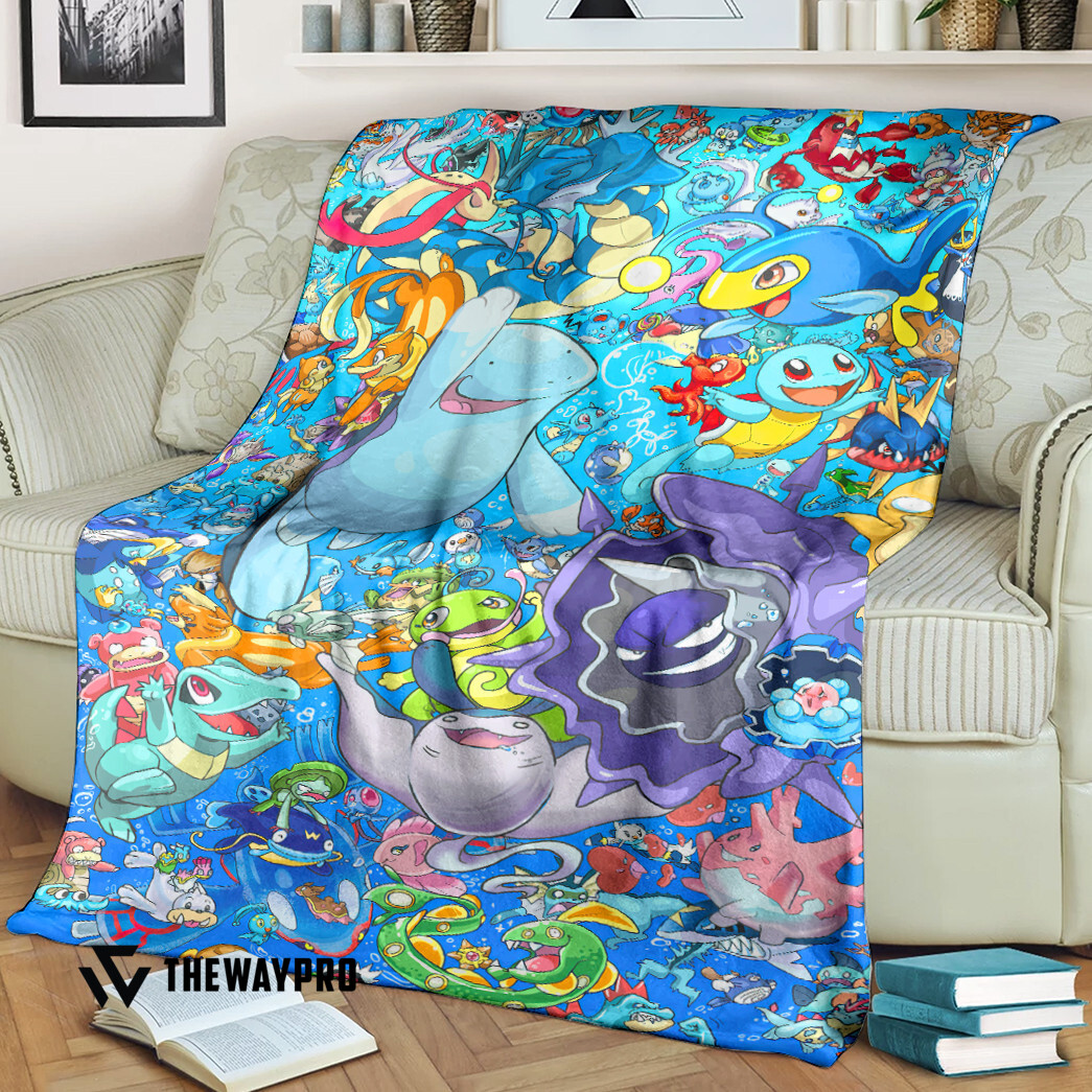 Anime Pokemon Poke Worlds Blanket Anime Pokemon Poke Worlds Blanket