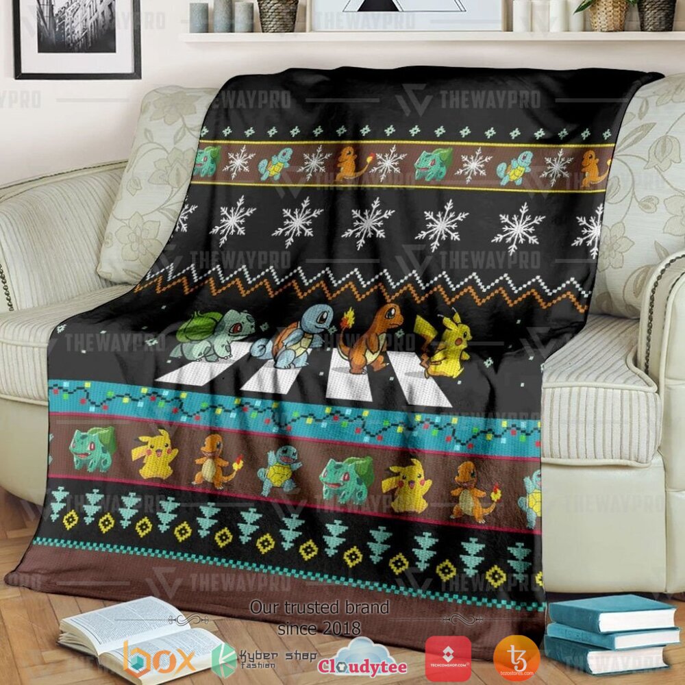 Anime Pokemon Road Crossing Soft Blanket Anime Pokemon Road Crossing Soft Blanket