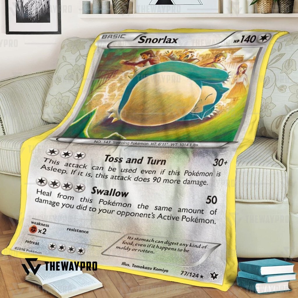 Anime Pokemon Snorlax Blanket Anime Pokemon Snorlax Blanket