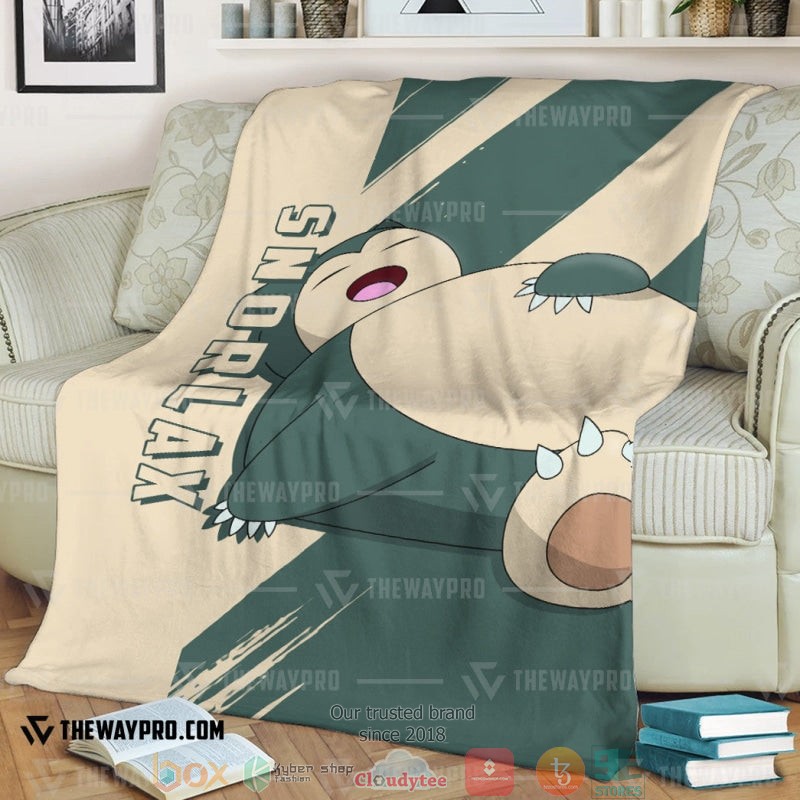 Anime Pokemon Snorlax Soft Blanket 2 Anime Pokemon Snorlax Soft Blanket 2