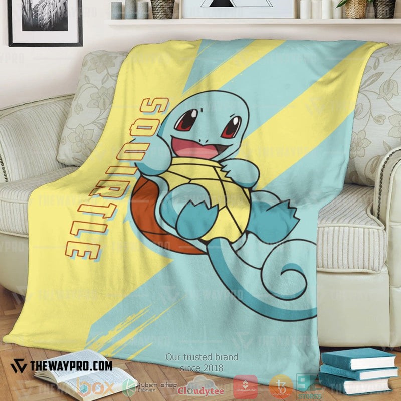 Anime Pokemon Squirtle Soft Blanket 2 Anime Pokemon Squirtle Soft Blanket 2