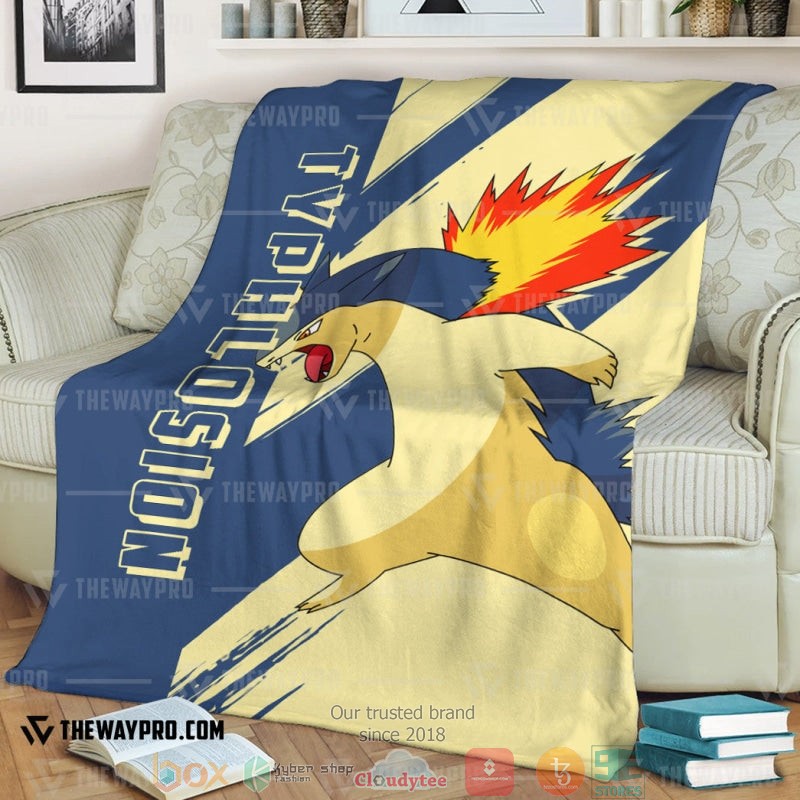 Anime Pokemon Typhlosion Soft Blanket 2 Anime Pokemon Typhlosion Soft Blanket 2