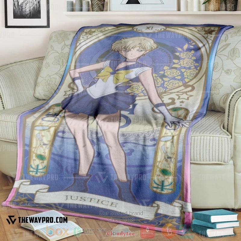 Anime Sailor Moon Justice Soft Blanket Anime Sailor Moon Justice Soft Blanket