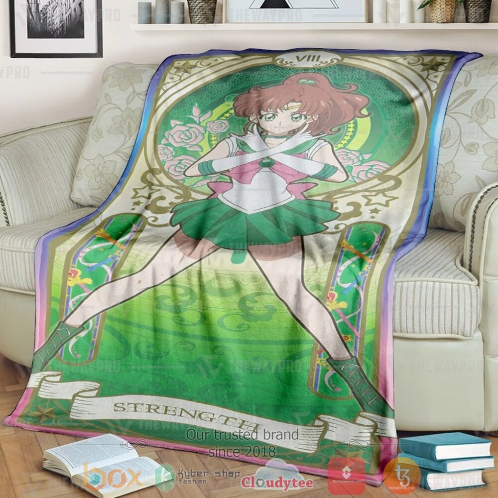 Anime Sailor Moon Strength Custom Soft Blanket 2 Anime Sailor Moon Strength Custom Soft Blanket 2