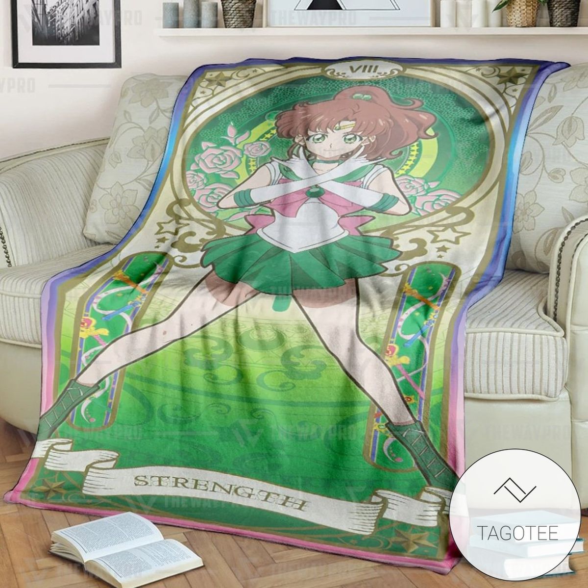 Anime Sailor Moon Strength Custom Soft Blanket Anime Sailor Moon Strength Custom Soft Blanket