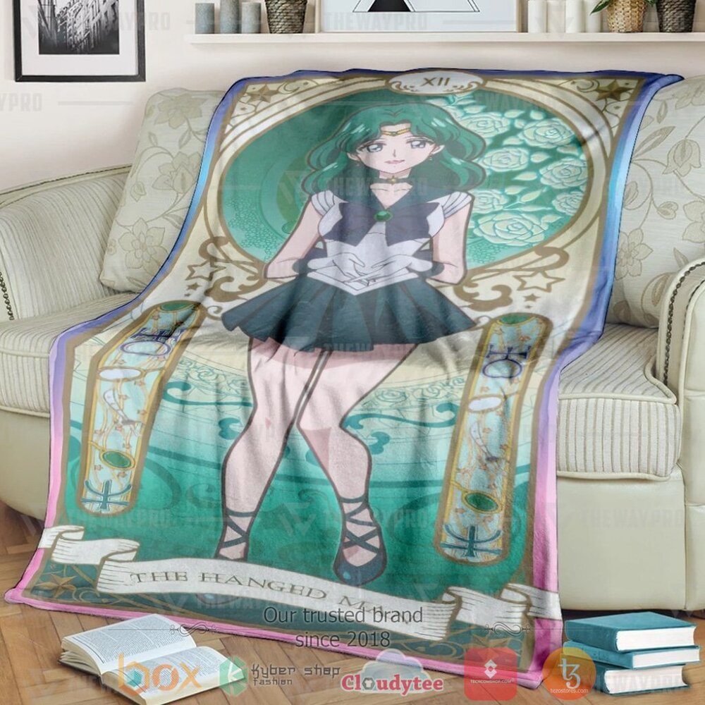 Anime Sailor Moon The Hanged Man Custom Soft Blanket 2 Anime Sailor Moon The Hanged Man Custom Soft Blanket 2